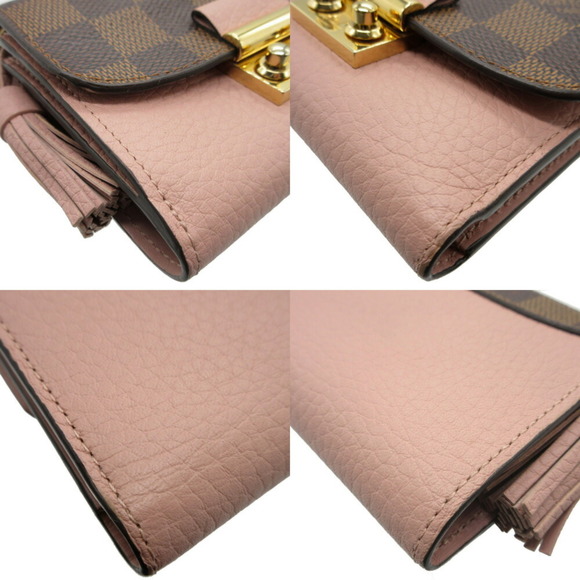 LOUIS VUITTON Damier Leather Portefeuille Croisette Wallet - Picture 7 of 7